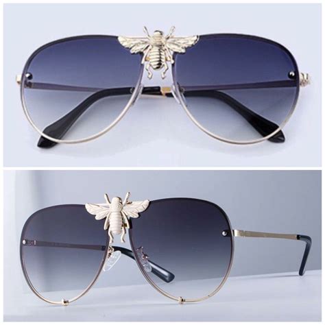 gucci bee sunglasses|authentic gucci sunglasses unisex.